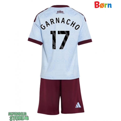 Aston Villa Alejandro Garnacho #17 Replika Babytøj Tredje sæt Børn 2026-27 Kortærmet (+ Korte bukser)
